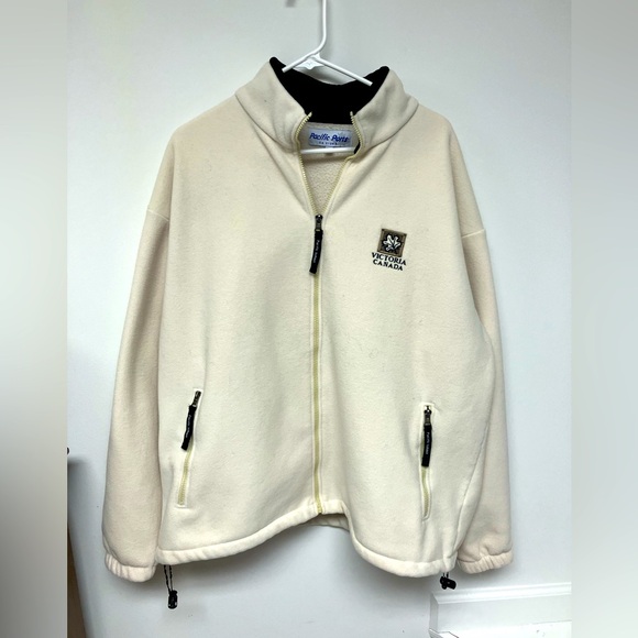 Pacific Ports Other - Pacific Ports, men’s fleece pullover, off white, XLG